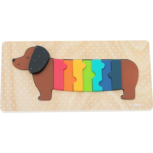 Vilac - Andy Westface Puzzle/Einbettung in Volumen Hund – Spielzeug aus Holz Original – Lernen der Farben – Montessori-Methode – für Kinder ab 2 Jahren Vilac - Andy Westface Puzzle/Einbettung in Volumen Hund – Spielzeug aus Holz Original – Lernen der Farben – Montessori-Methode – für Kinder ab 2 Jahren von Vilac