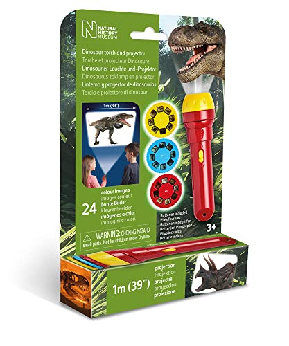 Natural History Museum N5130 Dinosaur Torch & Projector, 110mm von Brainstorm Toys