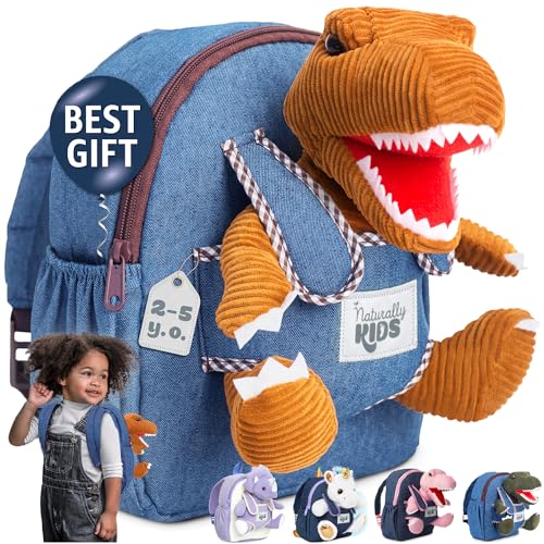 Naturally KIDS Dinosaurier Rucksack Kinder m Spielzeug ab 2 Jahre Junge, Mädchen, Geschenk Junge 2 Jahre Geburtstag, Brauner Dino Spielzeug Naturally KIDS Dinosaurier Rucksack Kinder m Spielzeug ab 2 Jahre Junge, Mädchen, Geschenk Junge 2 Jahre Geburtstag, Brauner Dino Spielzeug von Naturally KIDS