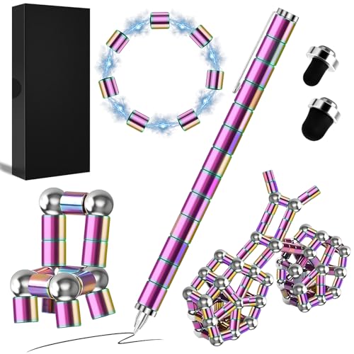 Magnetic Fidget Pen, Vatertagsgeschenk für Papa, Geburtstagsgeschenk für Männer, Lustig Gadgets Geschenk, Coole Sachen für Teenager Mädchen Jungs, Geschenk für Freund, Freundin, Frauen, Papa Magnetic Fidget Pen, Vatertagsgeschenk für Papa, Geburtstagsgeschenk für Männer, Lustig Gadgets Geschenk, Coole Sachen für Teenager Mädchen Jungs, Geschenk für Freund, Freundin, Frauen, Papa von Naturas Autheric