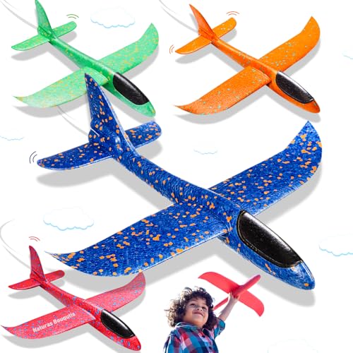 Styropor Flugzeuge für Kinder 4 Stück, Styroporflieger Kinder, Flugzeug Spielzeug, Planes Airplane Spielzeug, Wurfgleiter, Flieger Styropor Groß, Kindertagsgeschenke, Geburtstagsgeschenke Styropor Flugzeuge für Kinder 4 Stück, Styroporflieger Kinder, Flugzeug Spielzeug, Planes Airplane Spielzeug, Wurfgleiter, Flieger Styropor Groß, Kindertagsgeschenke, Geburtstagsgeschenke von Naturas Bouqutis