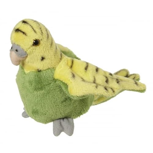 Plüsch Kuscheltier Sittich grün 16 cm - Kuscheltiere - Tropische Vögel von Nature Planet