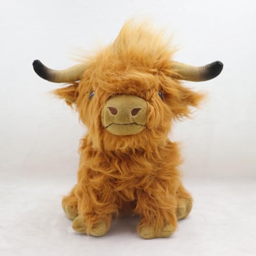 NatureMan 25cm Highland Kuh gefüllte Tiere Plüschtier, Realistische Schottische Highland Kuh Puppe, weiche Highland Bull Tier Spielzeug, für Bauernhof Home Decor Kinder Geschenk NatureMan 25cm Highland Kuh gefüllte Tiere Plüschtier, Realistische Schottische Highland Kuh Puppe, weiche Highland Bull Tier Spielzeug, für Bauernhof Home Decor Kinder Geschenk von NatureMan