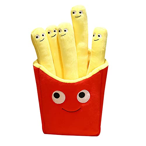NatureMan Lustige Lebensmittel Kissen Spielzeug Pommes Plüsch Gefülltes Kissen, 40cm Burger Gefülltes Spielzeug, Nettes Hamburger Plüsch Spielzeug Groß für Kinder Geschenke und Home Decor (Pommes) NatureMan Lustige Lebensmittel Kissen Spielzeug Pommes Plüsch Gefülltes Kissen, 40cm Burger Gefülltes Spielzeug, Nettes Hamburger Plüsch Spielzeug Groß für Kinder Geschenke und Home Decor (Pommes) von NatureMan