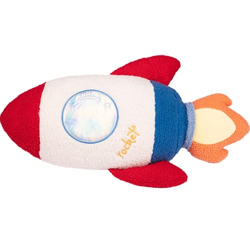 NatureMan Raumfahrer-Kissen, Astronauten-Plüsch-Überwurfkissen, Weltraum-Thema, Raumdekoration für Jungen, Mädchen, Geburtstagsparty (Rakete) von NatureMan