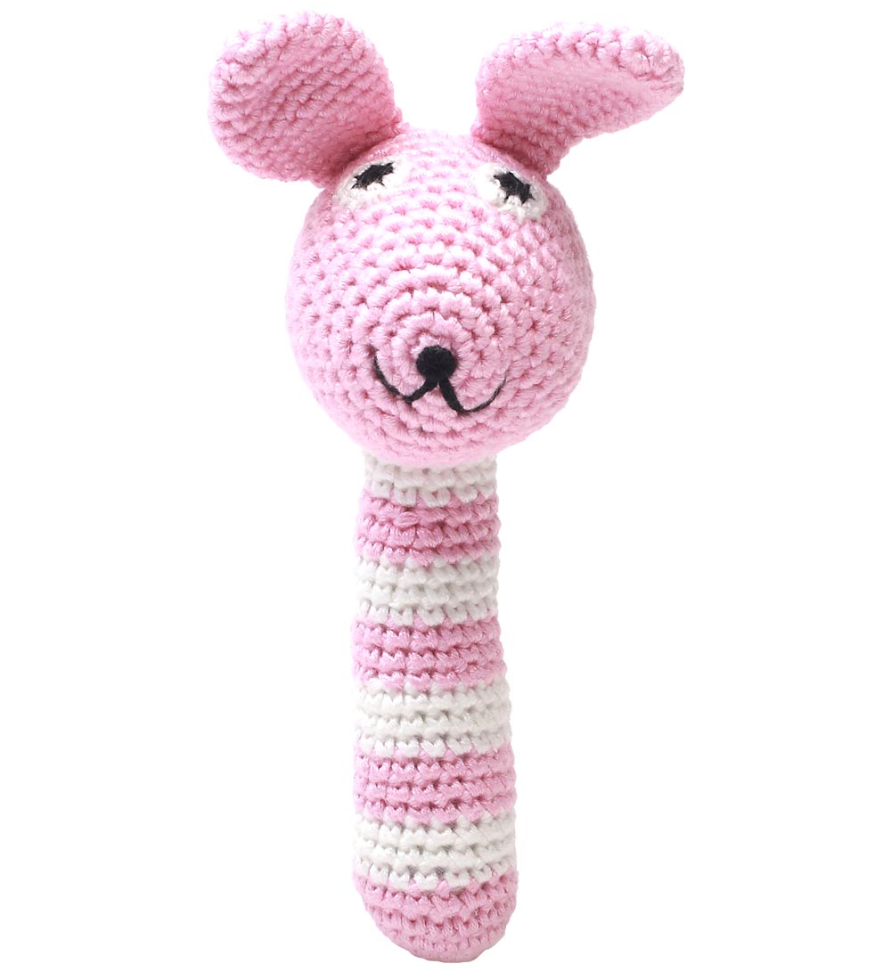 NatureZoo Rassel - Fr. Kaninchen - Rosa/Weiß - NatureZoo - One Size - Rasseln NatureZoo Rassel - Fr. Kaninchen - Rosa/Weiß - NatureZoo - One Size - Rasseln von NatureZoo