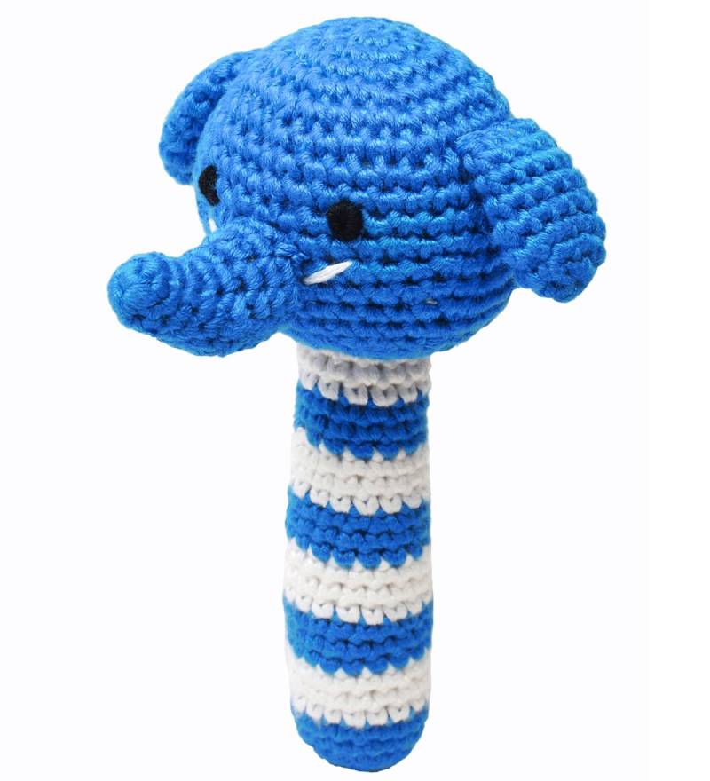 NatureZoo Rassel - Herr Elefant - Blau/Weiß - NatureZoo - One Size - Rasseln NatureZoo Rassel - Herr Elefant - Blau/Weiß - NatureZoo - One Size - Rasseln von NatureZoo