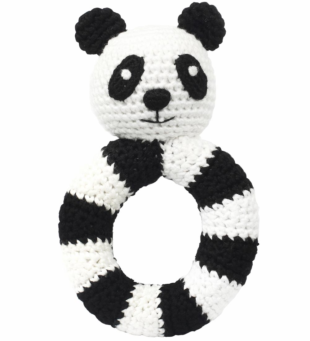 NatureZoo Rassel - Rund - Sir Panda - Schwarz/Weiß - NatureZoo - One Size - Rasseln NatureZoo Rassel - Rund - Sir Panda - Schwarz/Weiß - NatureZoo - One Size - Rasseln von NatureZoo