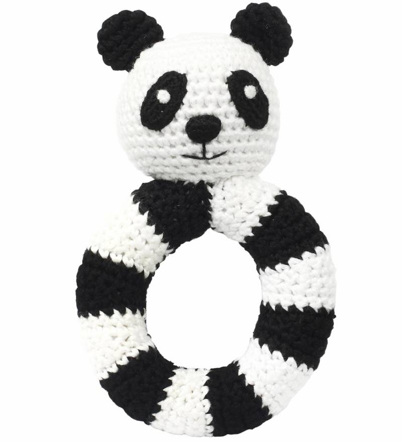 NatureZoo Rassel - Rund - Sir Panda - Schwarz/Weiß - NatureZoo - One Size - Rasseln NatureZoo Rassel - Rund - Sir Panda - Schwarz/Weiß - NatureZoo - One Size - Rasseln von NatureZoo