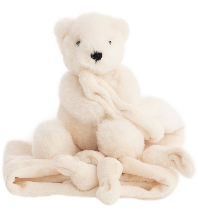 NatureZoo Schmusetuch - Eisbär - 35x35 cm - Creme White - NatureZoo - One Size - Schmusetücher NatureZoo Schmusetuch - Eisbär - 35x35 cm - Creme White - NatureZoo - One Size - Schmusetücher von NatureZoo