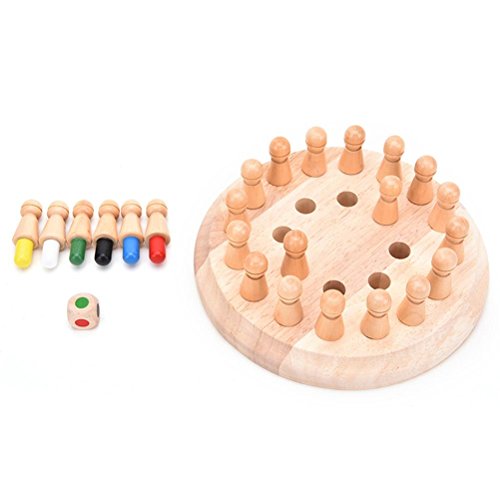 Natureich Farben Memory Spiel Holzspielzeug zum Farben Lernen für Kinder ab 3 Jahren aus Holz, bunt Natureich Farben Memory Spiel Holzspielzeug zum Farben Lernen für Kinder ab 3 Jahren aus Holz, bunt von Natureich