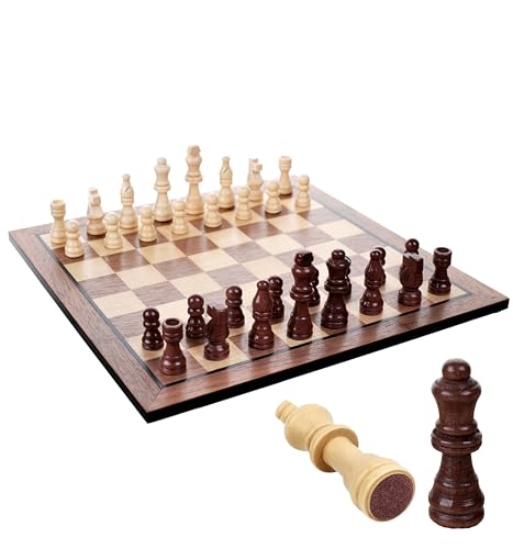 Natureich Schachbrett Massiv Holz Schach für Erwachsene Kinder Senioren Strategisches Denken Lernen Holzschachspiel Brettspiel Klassik Chess Walnuss Natureich Schachbrett Massiv Holz Schach für Erwachsene Kinder Senioren Strategisches Denken Lernen Holzschachspiel Brettspiel Klassik Chess Walnuss von Natureich