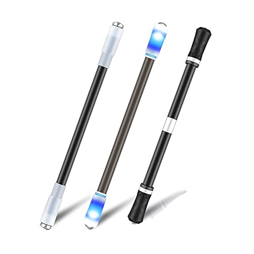 Naugan 3 Stück Drehstift, Fingerstift, Gaming-Drehstift, Mod, Student wie Fidget Pen, Finger rotierende Stifte für Studenten, Kinder von Naugan