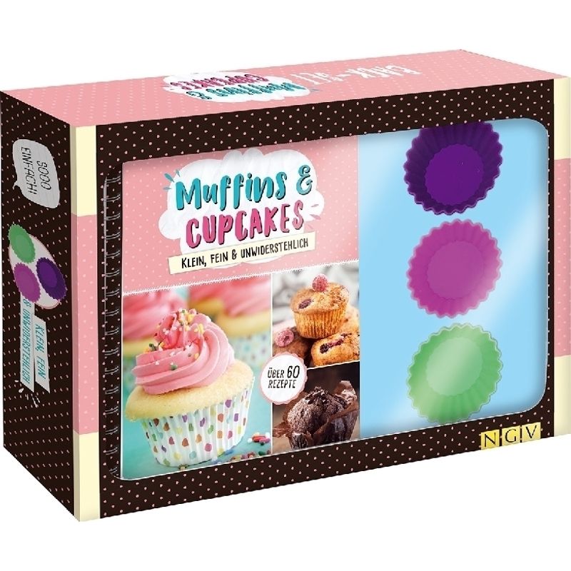 Back-Set Muffins & Cupcakes. Klein, fein und unwiederstehlich von Naumann & Göbel