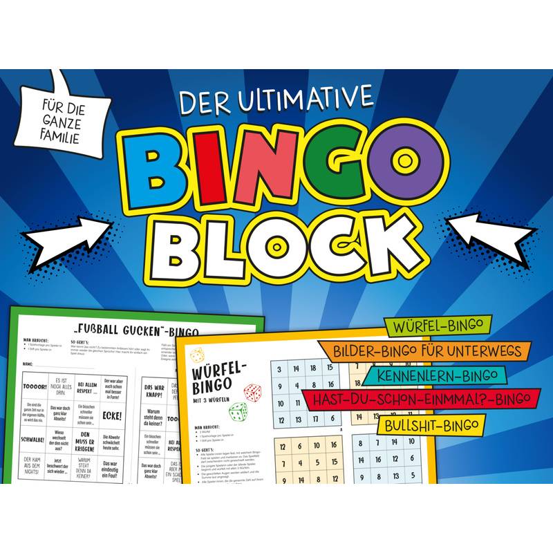 Der ultimative Bingo-Block für die ganze Familie von Naumann & Göbel