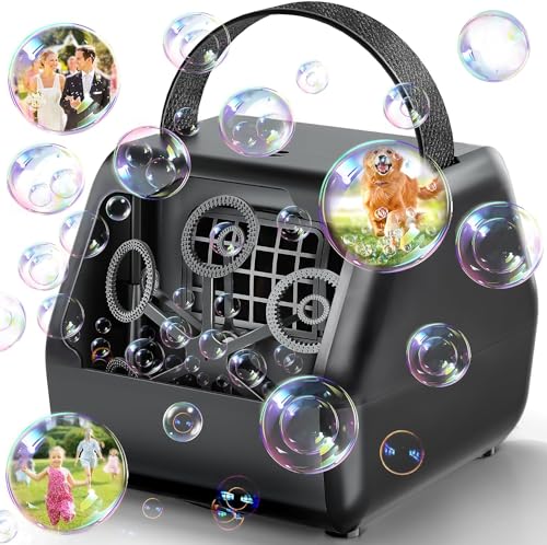 Nauotk Seifenblasenmaschine, Eingebaute Batterie, Verbesserte Blasenmacher, Automatischer Blasenmacher 10000+/Min für Bühnen,Weihnachtsfeiern,Karneval Nauotk Seifenblasenmaschine, Eingebaute Batterie, Verbesserte Blasenmacher, Automatischer Blasenmacher 10000+/Min für Bühnen,Weihnachtsfeiern,Karneval von Nauotk