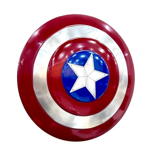 Armor Round Handmade Amrica Shield LARP Combat Shield (Armor Handmade Amrica Shield Round Metal Replica Rustic, 12 INCH)) von Nautical Replica Hub