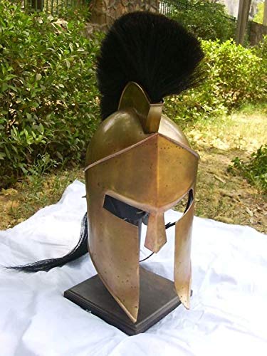 King Spartan 300 Movie Helmet (King Leonidas)+free helmet stand by ethnic roots von Nautical Replica Hub