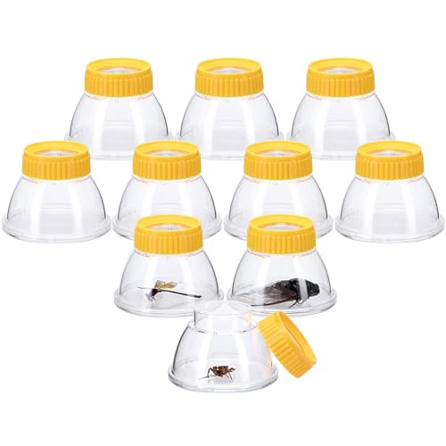 Navaris Becherlupen für Kinder 10er Set - Förderung des kognitiven Lernens - Lupenglas für Kinder - Ideal zum Beobachten von Insekten - Großes Insektenbox Set - Lupe Navaris Becherlupen für Kinder 10er Set - Förderung des kognitiven Lernens - Lupenglas für Kinder - Ideal zum Beobachten von Insekten - Großes Insektenbox Set - Lupe von Navaris