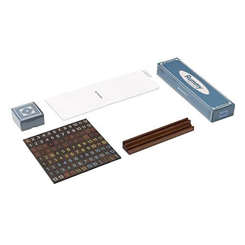 Navaris Rummy Spiel aus Holz - Rummy für 2 bis 4 Spieler - Gesellschaftsspiel mit Anleitung - Spielspaß für die ganze Familie - für Kinder ab 7 und Erwachsene Navaris Rummy Spiel aus Holz - Rummy für 2 bis 4 Spieler - Gesellschaftsspiel mit Anleitung - Spielspaß für die ganze Familie - für Kinder ab 7 und Erwachsene von Navaris