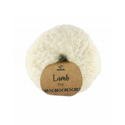 Navia Lamb Garn 1301 Weiß von Navia