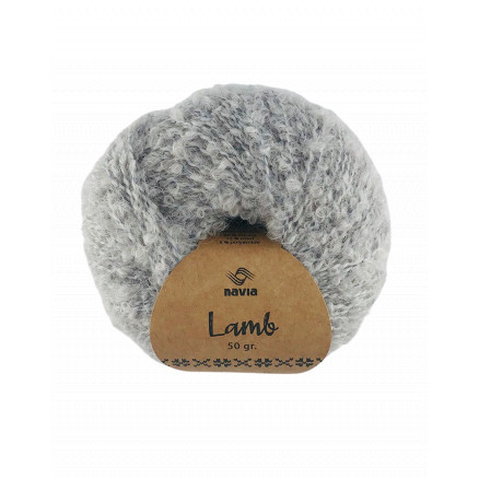 Navia Lamb Garn 1302 Hellgrau von Navia