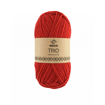 Navia Trio Garn 314 Rot von Navia