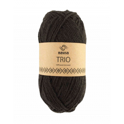 Navia Trio Garn 36 Dunkelbraun von Navia