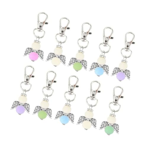 Navna 10/30 Stück Segen-Schlüsselanhänger für Hochzeit, Babyparty, Perlen, Flügel, Schlüsselanhänger, Karabinerverschlüsse, Schlüsselanhänger, verschiedene Farben Navna 10/30 Stück Segen-Schlüsselanhänger für Hochzeit, Babyparty, Perlen, Flügel, Schlüsselanhänger, Karabinerverschlüsse, Schlüsselanhänger, verschiedene Farben von Navna