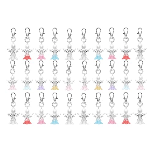 Navna 30 Stück Segen-Schlüsselanhänger für Hochzeit, Babyparty, Karabinerverschlüsse, Schlüsselanhänger, Metall-Schlüsselanhänger, Clip-Halter, Mehrzweck-Dekoration Navna 30 Stück Segen-Schlüsselanhänger für Hochzeit, Babyparty, Karabinerverschlüsse, Schlüsselanhänger, Metall-Schlüsselanhänger, Clip-Halter, Mehrzweck-Dekoration von Navna