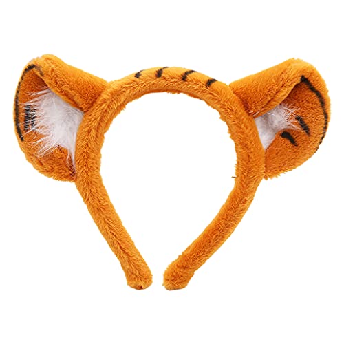 Navna Cartoon Plüsch Stirnband Tiermuster Ohren Haarband Haarreifen Halloween Weihnachten Requisiten Thema Kostüm von Navna