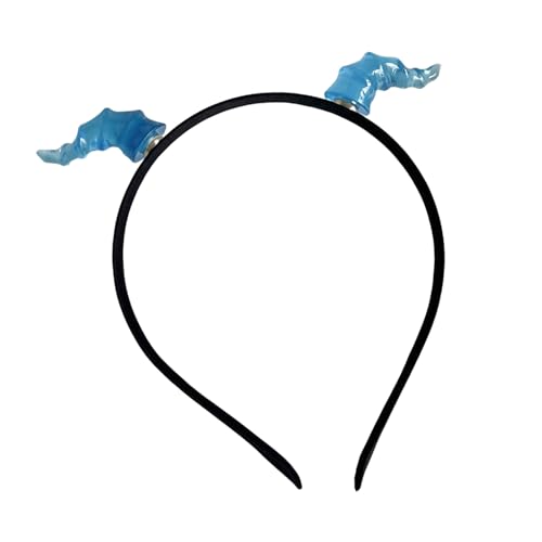 Navna Kinder Cosplay Teufel Stirnband Tier Horn für Karneval Party Handgemachtes dunkles Horn Kostüm Teufel festlich leichte Hörner von Navna