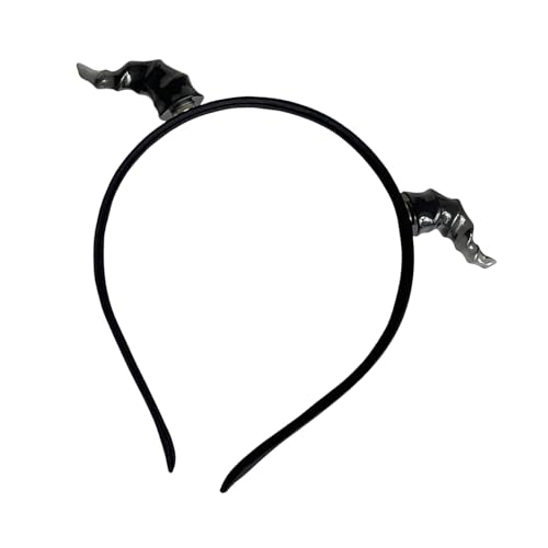 Navna Kinder Cosplay Teufel Stirnband Tier Horn für Karneval Party Handgemachtes dunkles Horn Kostüm Teufel festlich leichte Hörner von Navna