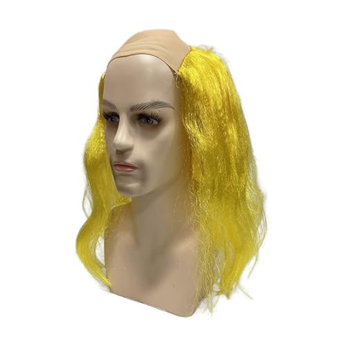 Navna Lustiger haariger Hut für Cosplay, Glatze, Kopfbedeckung für Themenpartys, Foto-Requisiten, Karneval, Cosplay, Halloween, haariges Cosplay Navna Lustiger haariger Hut für Cosplay, Glatze, Kopfbedeckung für Themenpartys, Foto-Requisiten, Karneval, Cosplay, Halloween, haariges Cosplay von Navna
