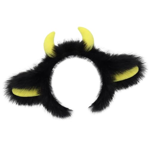 Navna Plüschtier-Horn-Stirnband für Mottopartys, atmungsaktiver Stoff, für Kinder und Erwachsene, Unisex, freundlich, Cosplay, Fotografie, Requisite, Horn-Stirnbänder von Navna