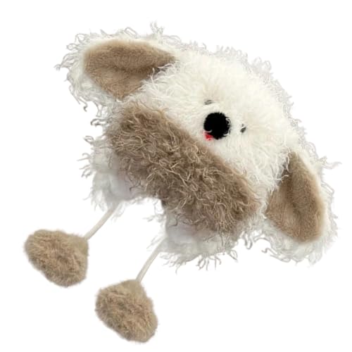 Navna Übergroßer Welpenhut mit Ohren und Pompons, Skifahren, pelzig, mit Kapuze, Cartoon-Foto-Requisiten, Outdoor-Kopfwickel für Halloween, Cartoon-Hüte für Erwachsene Navna Übergroßer Welpenhut mit Ohren und Pompons, Skifahren, pelzig, mit Kapuze, Cartoon-Foto-Requisiten, Outdoor-Kopfwickel für Halloween, Cartoon-Hüte für Erwachsene von Navna
