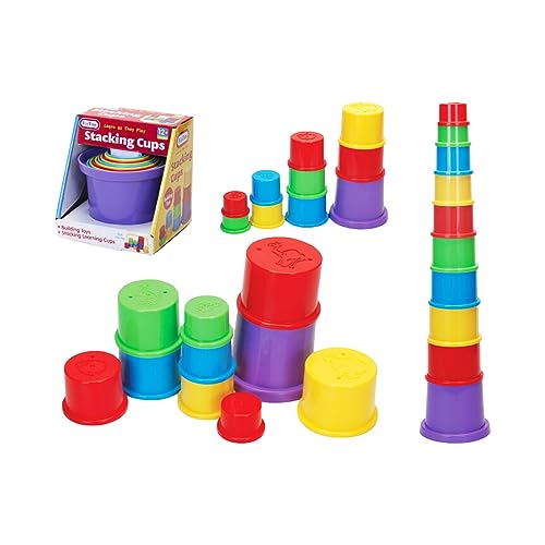 Navoys 10-teiliges stapelbares Becher-Set - Pädagogisches und sensorisches Spielzeug, 12+ Monate, Kindergarten Kleinkind und Kinderspielzeug, lustiges Vorschul-Lernen, helle mehrfarbige Tassen, Navoys 10-teiliges stapelbares Becher-Set - Pädagogisches und sensorisches Spielzeug, 12+ Monate, Kindergarten Kleinkind und Kinderspielzeug, lustiges Vorschul-Lernen, helle mehrfarbige Tassen, von Navoys