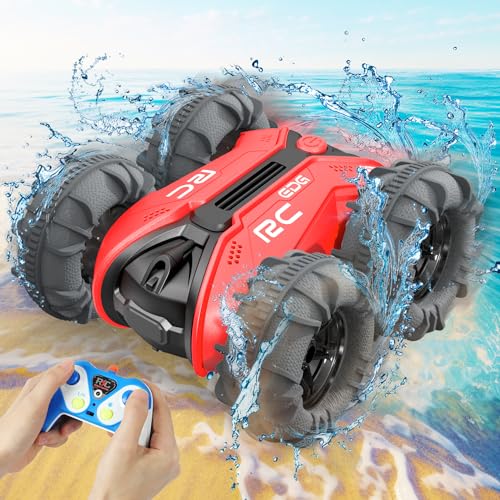 Nawerhfe Amphibienfahrzeug Ferngesteuertes Auto 3 4 5 6 7 8 Jahre, RC Auto Car Spielzeug ab 3-12 Jungen Geburtstags Geschenke Junge Indoor & Outdoor Spielzeug für Kinder 2.4Ghz 4WD 360°Rc Auto Nawerhfe Amphibienfahrzeug Ferngesteuertes Auto 3 4 5 6 7 8 Jahre, RC Auto Car Spielzeug ab 3-12 Jungen Geburtstags Geschenke Junge Indoor & Outdoor Spielzeug für Kinder 2.4Ghz 4WD 360°Rc Auto von Nawerhfe