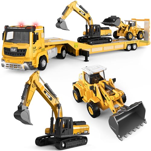 Baukasten Spielzeug für Jungen im Alter von 3-7 Jahren: Bagger Spielzeug, Kleinkinder Auto LKW Spielzeugs, Baufahrzeug Spielzeugs für Jungen im Alter von 3, 4, 5, 6, 7 Jahren als Geschenk Baukasten Spielzeug für Jungen im Alter von 3-7 Jahren: Bagger Spielzeug, Kleinkinder Auto LKW Spielzeugs, Baufahrzeug Spielzeugs für Jungen im Alter von 3, 4, 5, 6, 7 Jahren als Geschenk von Naxudcoo