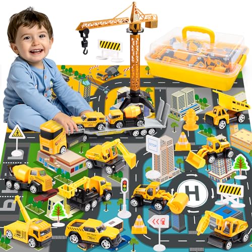Naxudcoo BAU-Spielzeug für 3-7 Jahre alte Jungen: Bauwagen Spielzeug Set Kleinkind Auto LKW Bagger Muldenkipper, Digger Spielzeugs für 3 4 5 6 7 Jahre alt Jungen Geschenke Naxudcoo BAU-Spielzeug für 3-7 Jahre alte Jungen: Bauwagen Spielzeug Set Kleinkind Auto LKW Bagger Muldenkipper, Digger Spielzeugs für 3 4 5 6 7 Jahre alt Jungen Geschenke von Naxudcoo