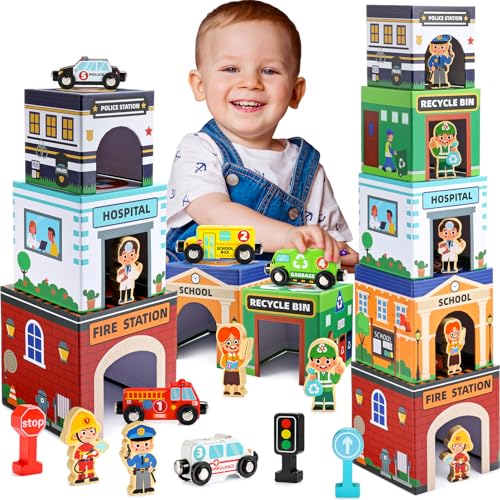 Naxudcoo Sortier- und Stapelspielzeug für Kleinkinder: Vorschul-Lernspielzeug nach Montessori-Art für Jungen und Mädchen im Alter von 1-3 Jahren, Geschenk für 1-3-jährige Jungen und Mädchen Naxudcoo Sortier- und Stapelspielzeug für Kleinkinder: Vorschul-Lernspielzeug nach Montessori-Art für Jungen und Mädchen im Alter von 1-3 Jahren, Geschenk für 1-3-jährige Jungen und Mädchen von Naxudcoo