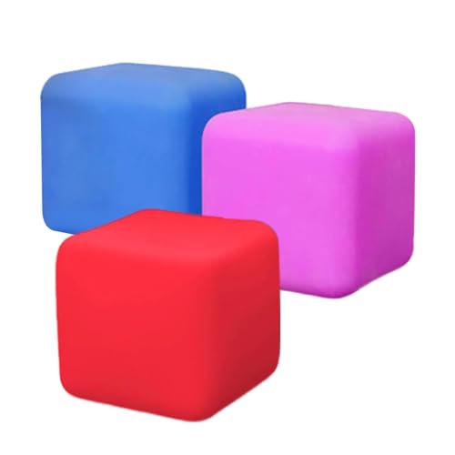 Anti Stress Bälle, ,Needohs Cube Würfel Fidget Toy,Eiswürfel Squishy Spielzeug Zum Stress Bälle,Sensorball Stressspielzeug Angst- Und Stressabbau-Würfel Für Kinder & Erwachse von Nbbwwu