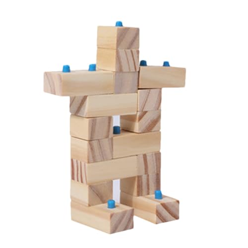 Nbbwwu Architekten Bausteine, Holzbausteine ​​für Kinder - Little Architect Construction Toy - Vorschullernungspädagogikspielzeug für und Mädchen von Nbbwwu