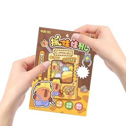 Nbbwwu Klauenmaschine für Kinder, Capybara-Klauenmaschine | Handgefertigte Capybara-Spendermaschine,Papierkrallenmaschine, Drehmaschinenspielzeug, Spielzeug für den Innenbereich Nbbwwu Klauenmaschine für Kinder, Capybara-Klauenmaschine | Handgefertigte Capybara-Spendermaschine,Papierkrallenmaschine, Drehmaschinenspielzeug, Spielzeug für den Innenbereich von Nbbwwu
