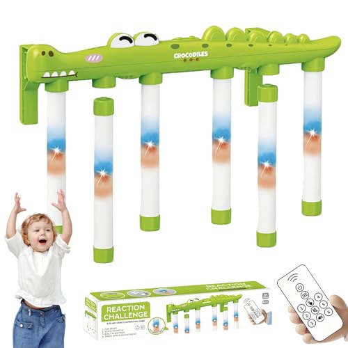 Nbbwwu Reflex Handstäbe,Reflex Fallstäbe Handgeschwindigkeits-Herausforderungsspiel | 3 Geschwindigkeitsstufen Interaktives Spielzeug für Kinder und Erwachsene Nbbwwu Reflex Handstäbe,Reflex Fallstäbe Handgeschwindigkeits-Herausforderungsspiel | 3 Geschwindigkeitsstufen Interaktives Spielzeug für Kinder und Erwachsene von Nbbwwu