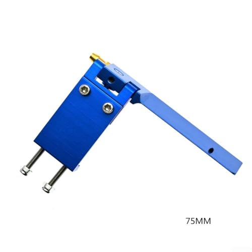 NbgrvB Ruderwasser-Tonabnehmer für elektrische Methanol-Boote, Hochleistungs-Aluminium-Design (Blau, 75 mm) von NbgrvB