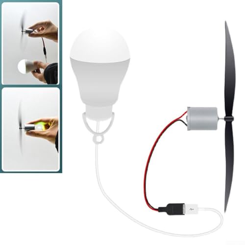 Youthful Exploration Komplettes DIY-Windenergiegenerator-Set mit 5 W LED-Leuchtmittel, um Neugier zu entfachen Youthful Exploration Komplettes DIY-Windenergiegenerator-Set mit 5 W LED-Leuchtmittel, um Neugier zu entfachen von NbgrvB