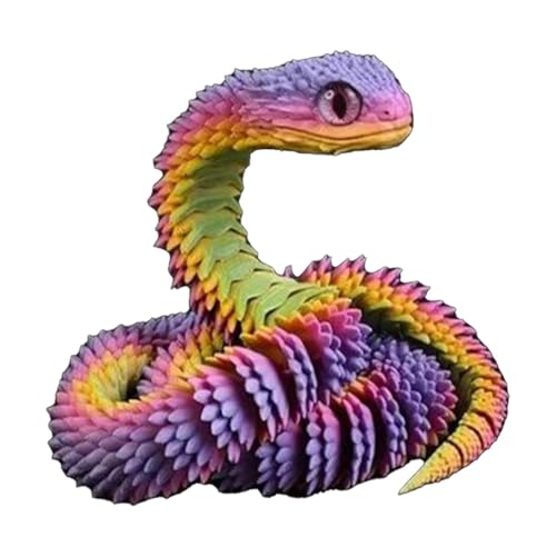 Gedrucktes Schlangen-Fidget Spielzeug, Fidget Schlange bedruckt, Sammlerstücke aus bedruckten Gelenken - Executive Schreibtischspielzeug für Erwachsene, Hall-Dekorationen Gedrucktes Schlangen-Fidget Spielzeug, Fidget Schlange bedruckt, Sammlerstücke aus bedruckten Gelenken - Executive Schreibtischspielzeug für Erwachsene, Hall-Dekorationen von Nbhuiakl