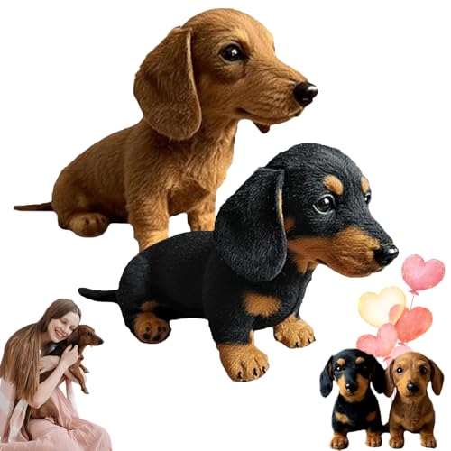 Nbzsmlkn Dachy 2.0 KI-betriebener Plüschhund, Dachy 2.0 – Emotionale Heilung Auf Abruf, Dachy 2.0 Hund Für Emotionale Unterstützung, Dackel-Plüschsofa-Ornamente Und -Dekorationen (Mix) von Nbzsmlkn