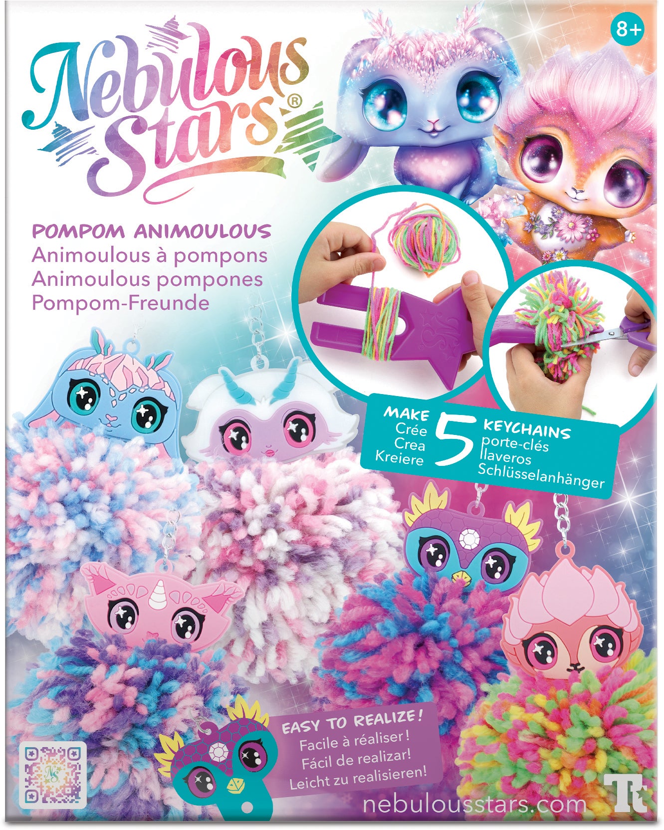 Nebulous Stars Pom Pom Schlüsselanhänger DIY-Set Nebulous Stars Pom Pom Schlüsselanhänger DIY-Set von Nebulous Stars